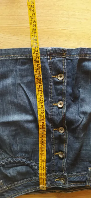 Falda vaquera botones talla 36