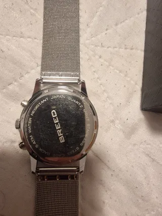 Reloj BREED ESPINOSA Plateado Malla Metálica