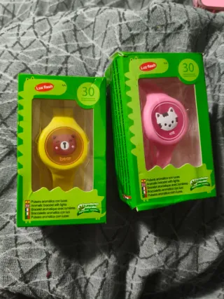 2 Braccialetti anti zanzare per bambini