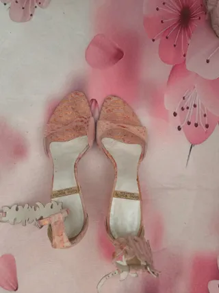 Zapatos de fiesta Gino Vaello rosa claro