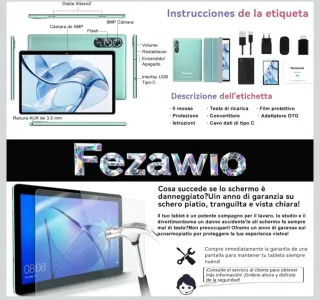 Tablet Gemini Android 15 10.1 30GB+64GB+1TB NUEVA