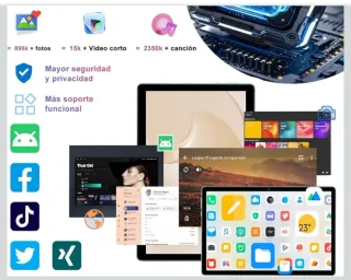 Tablet Gemini Android 15 10.1 30GB+64GB+1TB NUEVA