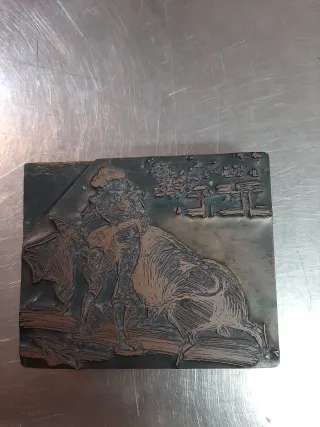 Sello de imprenta antiguo