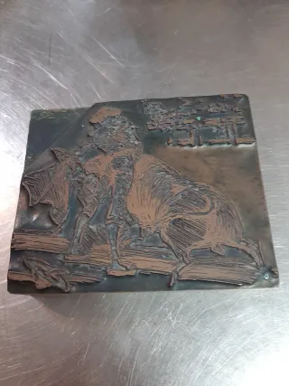 Sello de imprenta antiguo