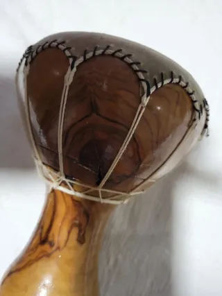 Bongo de madera y piel de cabra