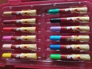 Valigetta Belle Disney con pennarelli e timbri