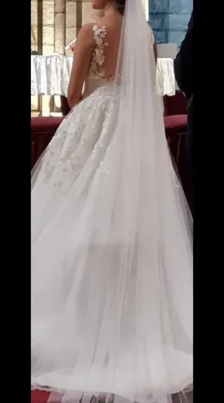 Traje de Novia Talla 36 Blanco
