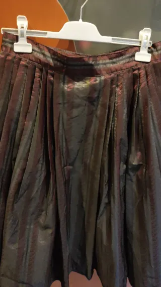 Falda Baturra Negra y Roja Talla Única