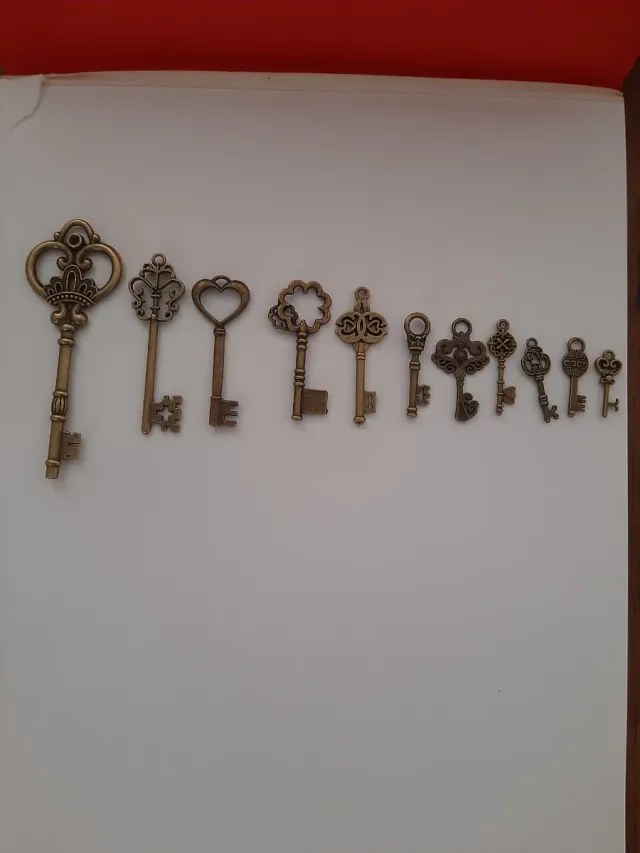 Set 11 Chiavi Antiche Decorative