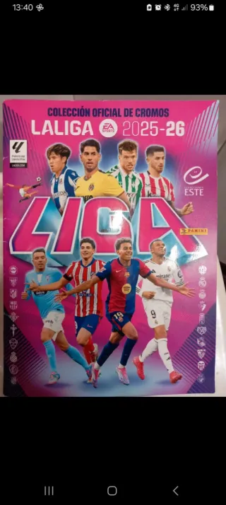 Colección Cromos La Liga Panini 2025-26