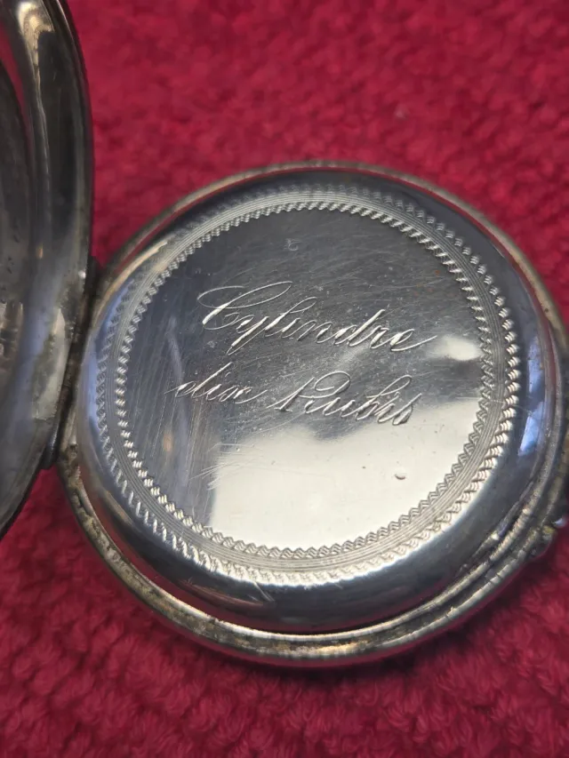 Reloj de bolsillo de plata