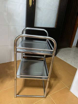 Estantería metálica de 2 baldas