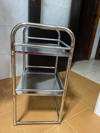Estantería metálica de 2 baldas