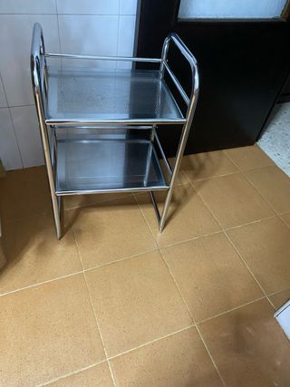 Estantería metálica de 2 baldas