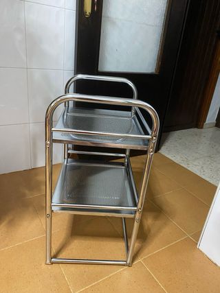Estantería metálica de 2 baldas