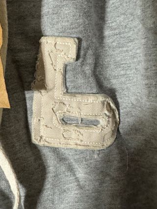 Sudadera By Basi Gris con Cremallera y Capucha