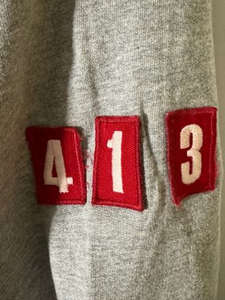 Sudadera By Basi Gris con Cremallera y Capucha