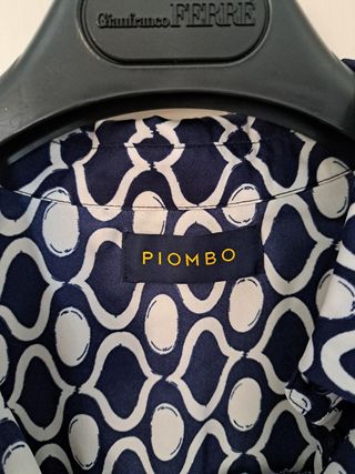 Camicetta Piombo fantasia geometrica taglia L