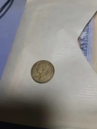 Moneda 20 céntimos Francia 1967