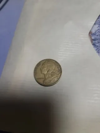 Moneda 20 céntimos Francia 1967