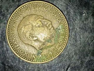 Moneda Franco Caudillo España 1953
