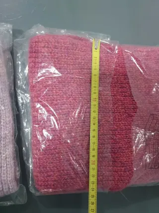 Lote 2 bufandas rosas