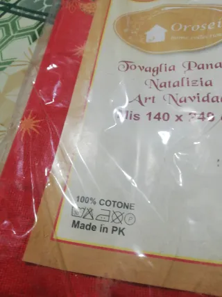 Tovaglia Natale Orasel 140x240 cm