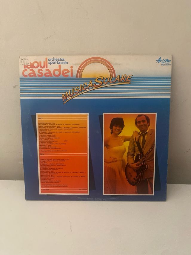 Raul Casadei - Musica Solare Vinile