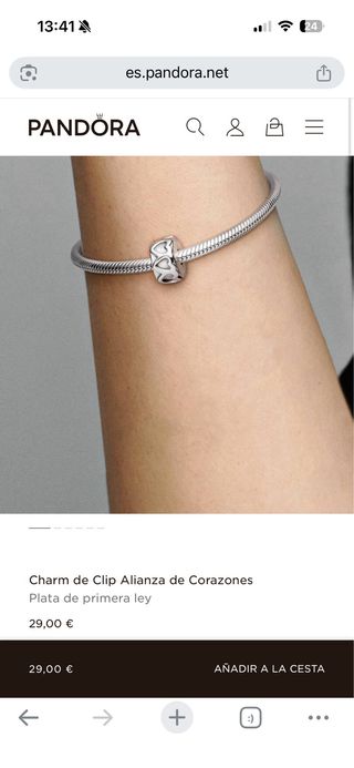 Pulsera Pandora de Plata más abalorios