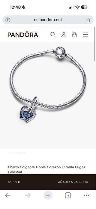 Pulsera Pandora de Plata más abalorios