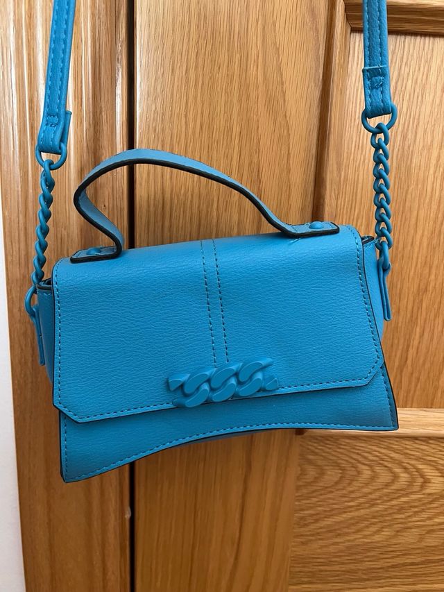 Bolso azul pequeño