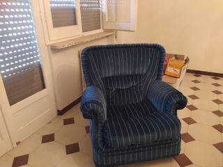 Set Salotto: Divano e 2 Poltrone Verde scuro