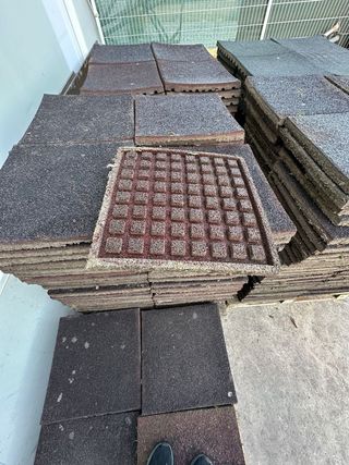 Losetas de caucho 50x50