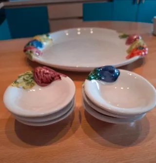 Set ceramica verduretta