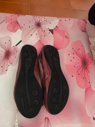 Sabrinas piel granate sin estrenar