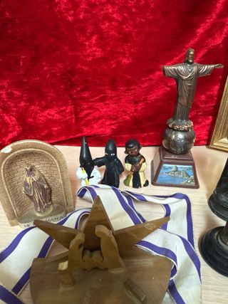 Lote objetos religiosos