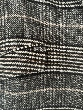 Abrigo tipo gabardina cuadros invierno