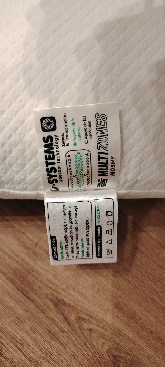 Almohada viscoelástica nueva