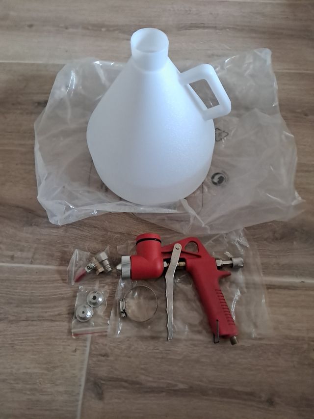 Pistola pulverizadora neumática