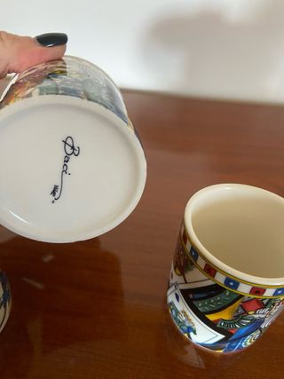 Coppia tazze caffè e zuccheriera Baci Milano
