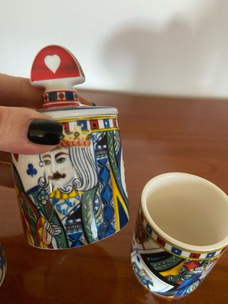 Coppia tazze caffè e zuccheriera Baci Milano