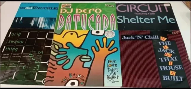 VINILOS HOUSE AÑOS 90 LOT 3. LEER ANUNCIO