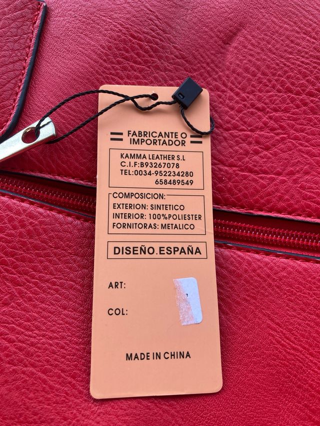Bolso Kamma Rojo