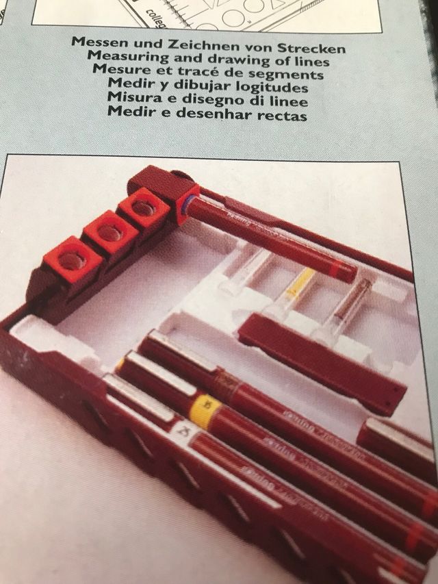 Nuova stazione per penne Rotring Rapidograph