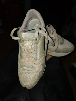 Zapatillas Pepe Jeans Mujer Rosa y Blanco