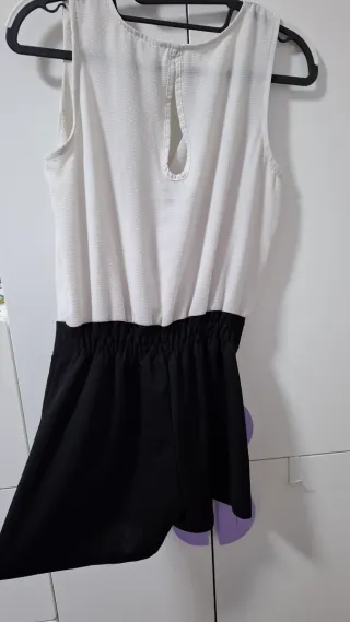 Tutina intera donna bianco e nero