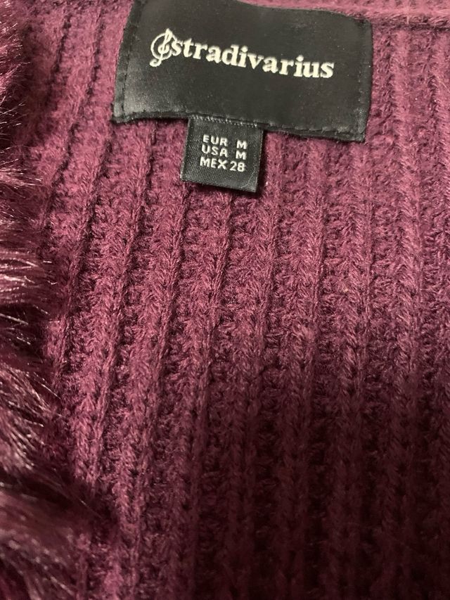 Chaleco Stradivarius pelo talla M