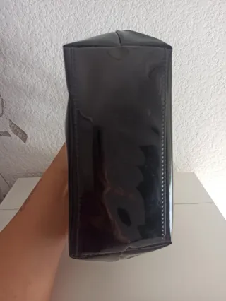 Bolso de mano con estampado de espiga