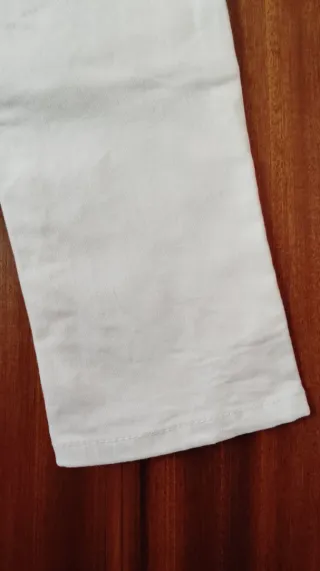 Pantalón vaquero mujer blanco