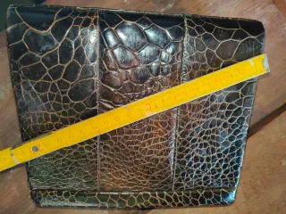 Borsa pelle vera vintage originale